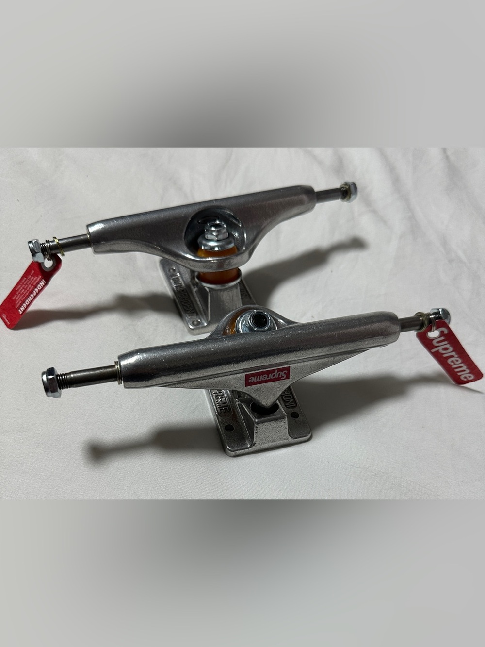 Supreme x Independent 149 Raw Skateboard Trucks Set BNWT